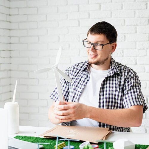 Solar Wind Farm Toy